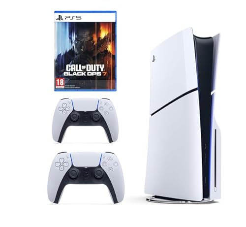 بلايستيشن 5 سليم 1تيرا   (إصدار الأقراص) مع ذراعين وشريطين وسماعه و شنطة